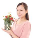 お花 女性