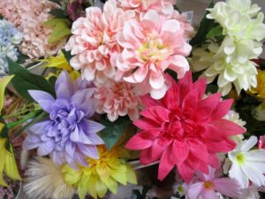 造花と生花を併用する方法